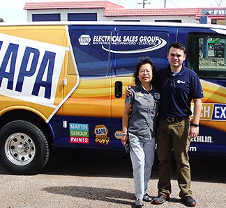 Sierra Service Center | In front of the shop