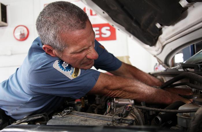 Mechanic at Work | Sierra Service Center